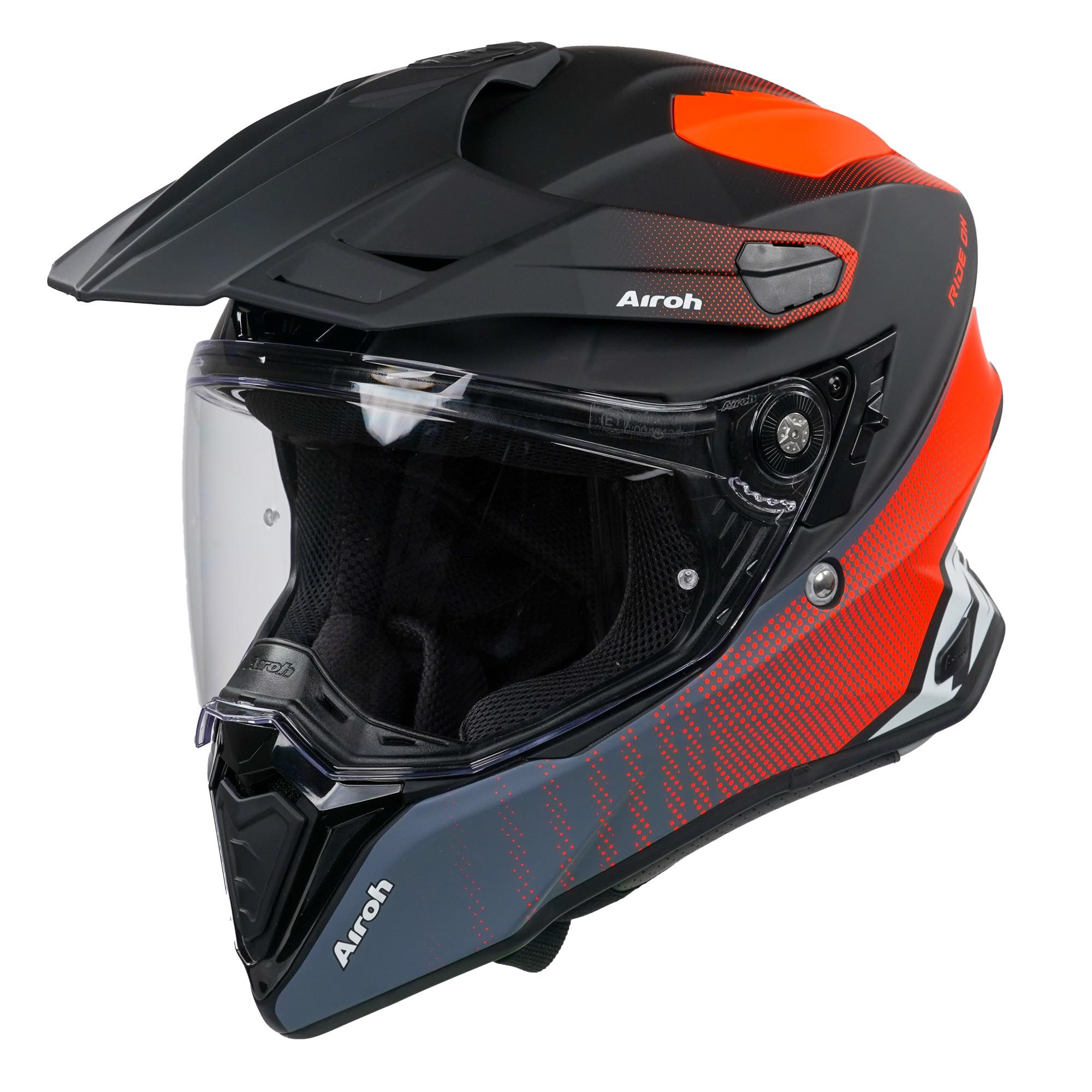 Airoh Commander Adventure Helmet – Progress Orange Matt – T4 Bikes